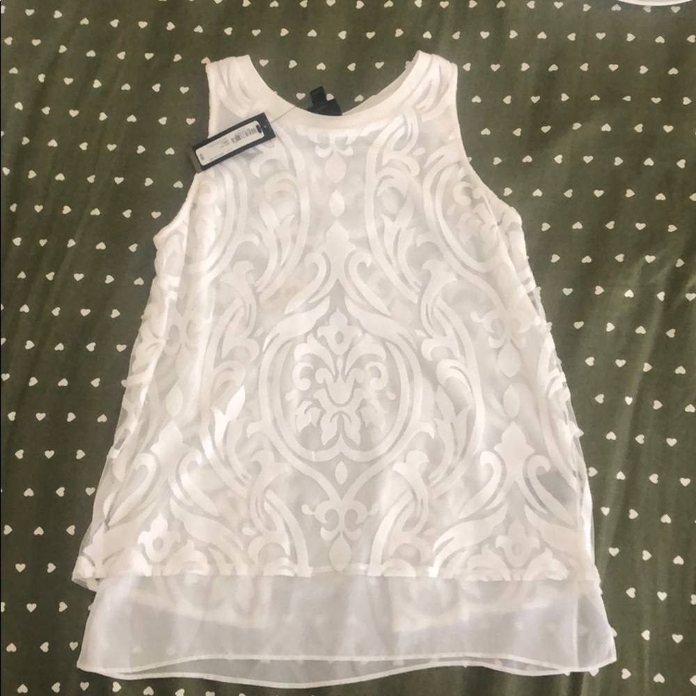 White Worthington Top